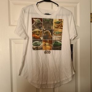 NWT Star Wars Baby Yoda Grogu Women's Shirt Size XL